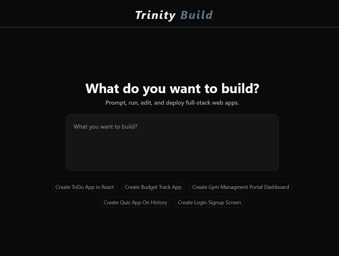 trinity build